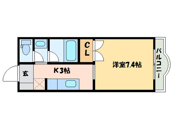 コンティニューの物件間取画像